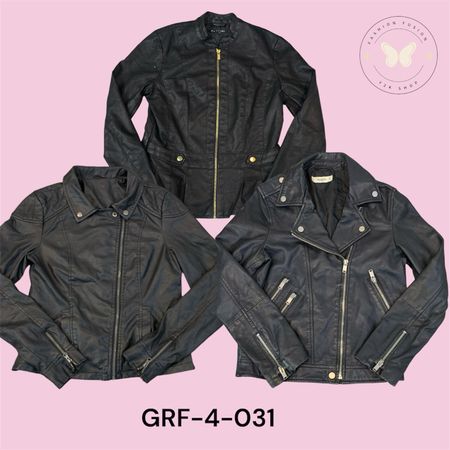Men’s Biker Leather Jacket – Rugged Motorcycle Style (GRF-4-031)