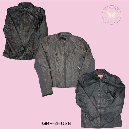 Men’s Casual Leather Jacket – Lightweight Everyday Wear (GRF-4-036)