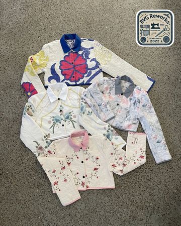 Upcycled Quilted Cropped Jacket