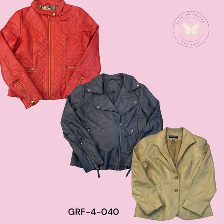 Women’s Slim Fit Leather Jacket – Elegant & Stylish (GRF-4-040)