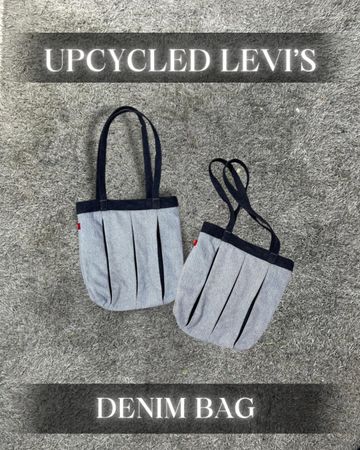 Upcycled Levi's Multi patch Denim Bags