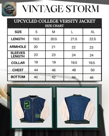 Upcycled College Versity Jackets