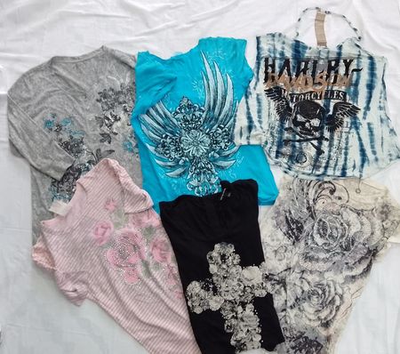 CR7308 Y2K Baby Tees