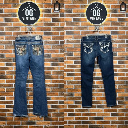 Y2k Jeans 5 Flared & 1 Straight | OG-95