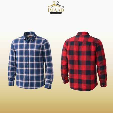 「ブランド名フランネルフリースシャツ」