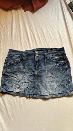 Denim Mini Skirts