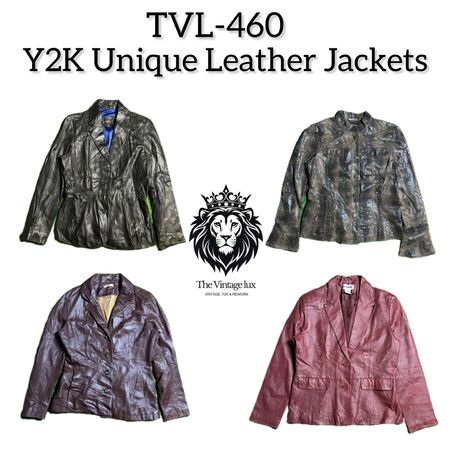 Y2K Unique Leather Jackets (TVL-460)