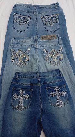 CR7314 Y2K Flare Jeans