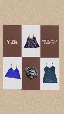 Y2K Cami Tops