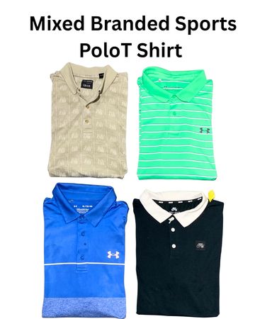 Mixed Branded Sports Polo T Shirt Wcv 1123