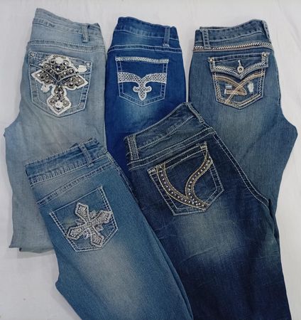 CR7317 Y2K Flare Jeans