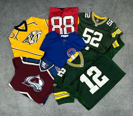 NBA NFL NHL MLB Jerseys - 20 Pieces