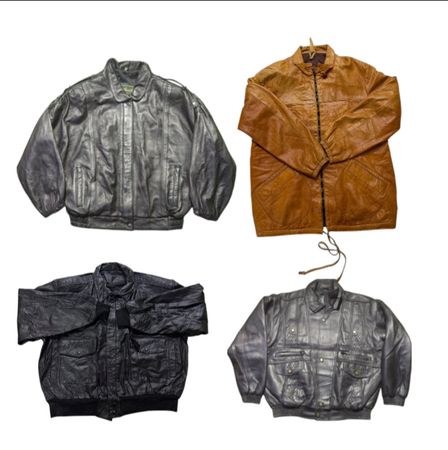 T 001 Urban Sleek Leather Jacket Leather Bomber Jacket – Dark Brown / Black