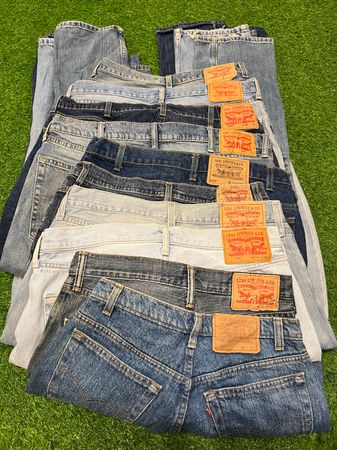 Men’s Levi’s Denim Jeans with 501: 10pcs Z-1