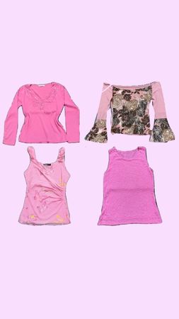 Y2k pink Girls Set