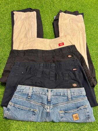 Men’s Jeans & Pants Carhartt/Dickies: 5pcs (Z-14)