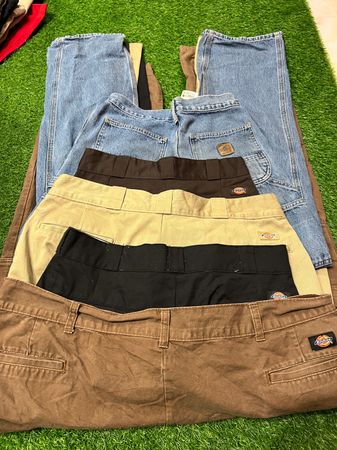 Men’s Jeans & Pants Carhartt & Dickies: 5Pcs (Z-19)