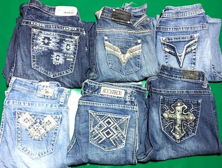 VIGOSS AND OTHER MIX BRANDS JEANS (B 47)