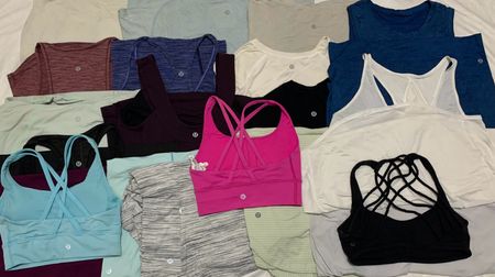 Lululemon mix t shirt and tops