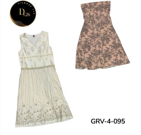 Women’s Casual Cotton Dress – Comfortable & Breathable Everyday Wear (GRV-4-095)