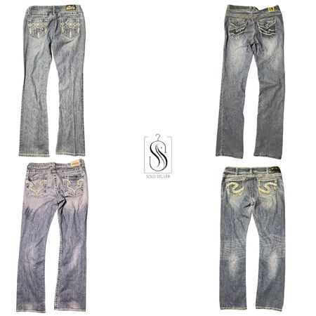 Y2K IT Girl Denim Jeans - SS-036