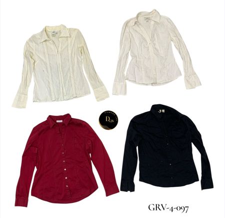 Relaxed Fit Cotton long sleeve blouse – Soft, Stylish & Durable (GRV-4-097)
