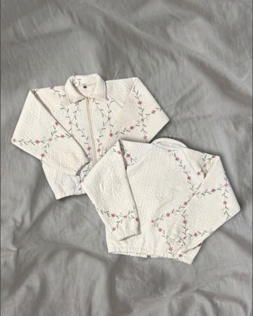 Upcycled Quilted Collar Jacket