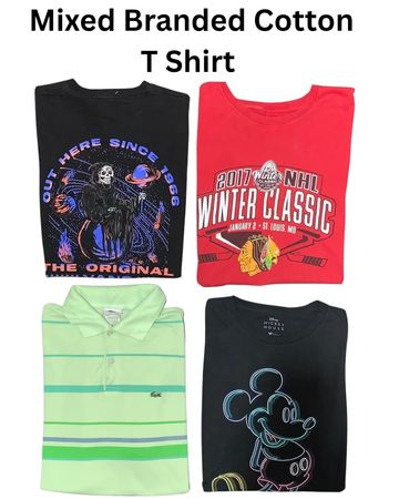 Mixed Branded Cotton T Shirt (1125)