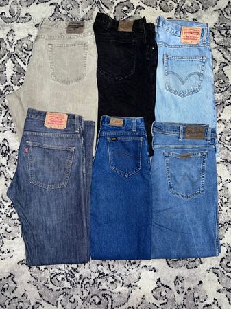 Levis,Lee,Wrangler jeans pants