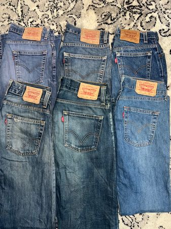 Levis Mens Bootcut Jeans pants