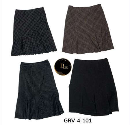Y2K Vintage Wool Skirt – Chic, Cozy & High Quality (GRV-4-101)