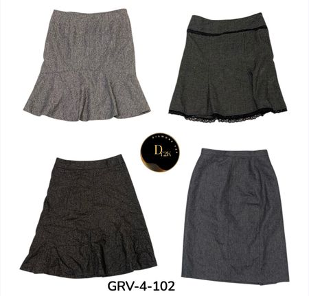 Y2K Wool Mini Skirt – Soft Texture | Trendy Vintage Vibe (GRV-4-102)