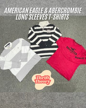American Eagle & Abercrombie Long Sleeves T-Shirts - (08/04)