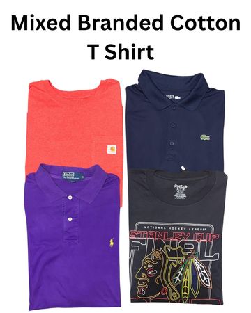 Mixed Branded Cotton T Shirt (Wcv 1128)