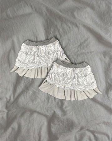 Upcycled Chic Patchwork Mini Skirts