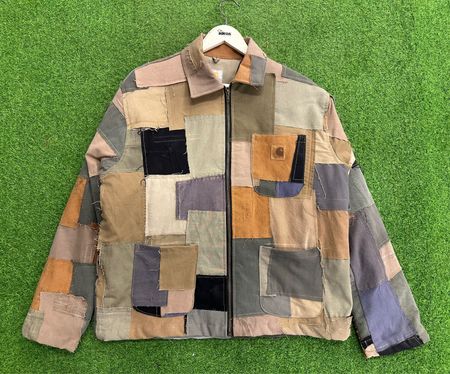 Upcycled Unique Carhartt Patchwork Detriot Jackets