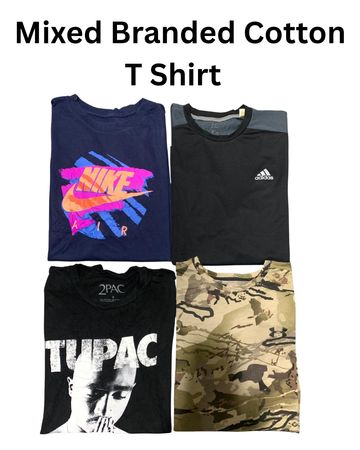 Mixed Branded Cotton T Shirt (1133)