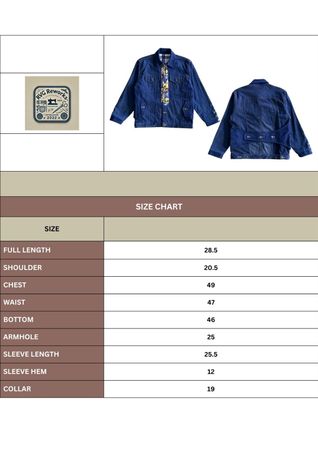 Upcycled Tie Denim Jacket