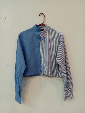 Top a maniche corte Half & Half Ralph Lauren riciclati