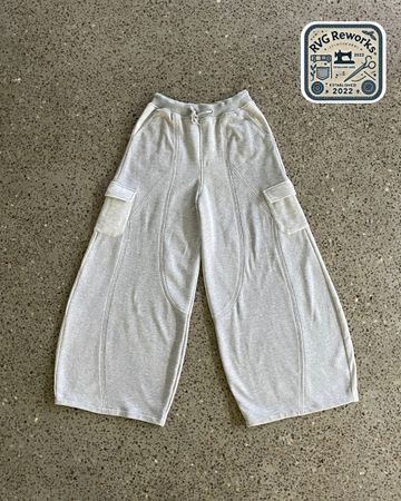Upcycled Cargo Panel Sweatpants