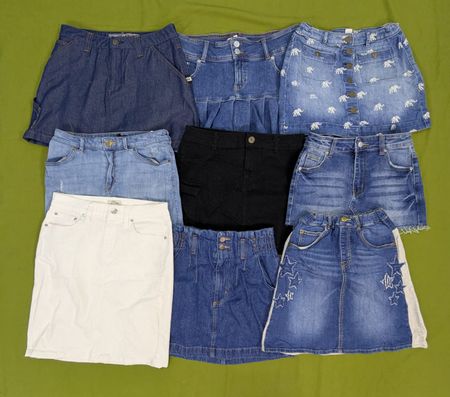 💥 RV2843 Denim Skirts