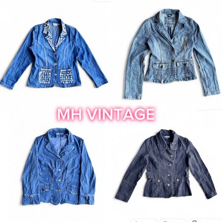 Womens Denim Botton Jacket