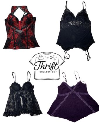 Y2k romantic cami & corsets ( TC001 )