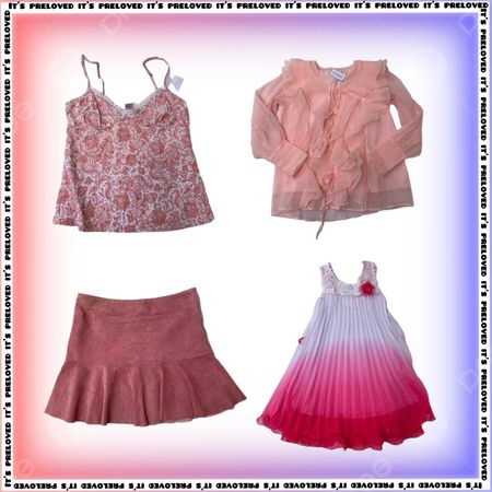 Strawberry Milk Collection - tops, dresses, skirts (SS-2217)