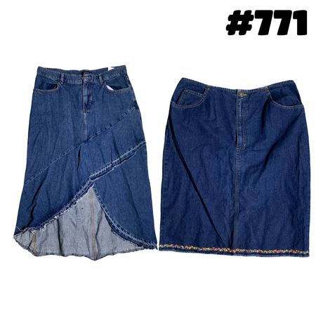 Denim Skirts (brand ) Almost famous and Reba etc #771