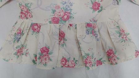 CR1465 Upcycled Peplum Top