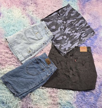 jupes en denim à la mode