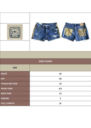 Upcycled Tie Panel Denim Shorts