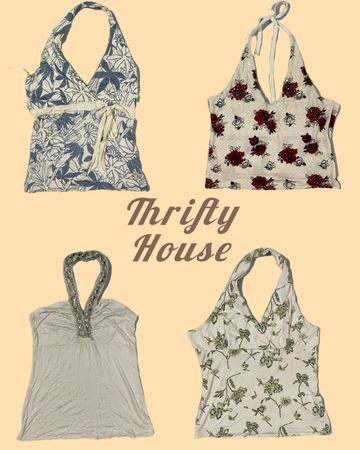 Early 2000s Halter Neck Tops(TH/329)