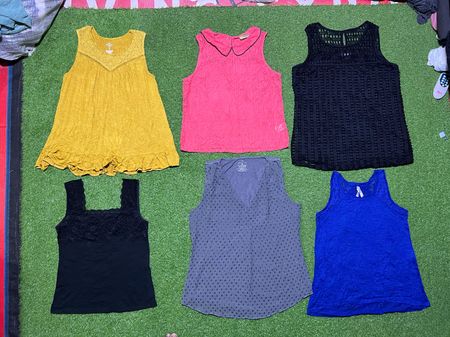 women's mixed sleeveless tops/tank tops, VCH 065
